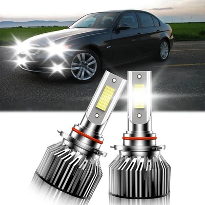 For BMW 328i 1996-1998 Combo LED Headlight Bulbs High Beam Kit Bright White - Image 1 of 4