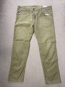 Diesel Darron 008QU Regular Slim Tapered Men's Khaki/Green Jeans W34 L30 (3071) - Picture 1 of 10