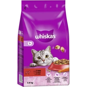 Whiskas Secas Adulto 1+ con Bovino 3 x 3,8 kg - Imagen 1 de 3