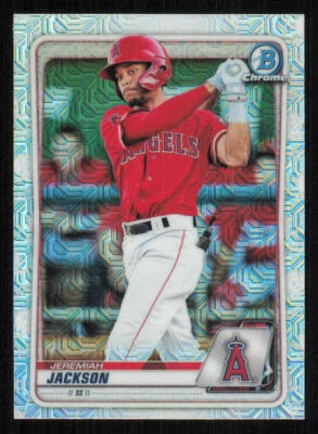 2020 Bowman Chrome Mega Box Prospects Refractors #BCP244 Jeremiah Jackson - Image 1 of 2