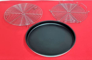 American Harvest Jet Stream Oven JS-3500T Two Replacement Racks & Drip Pan - Picture 1 of 4