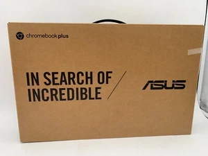 ASUS Chromebook Plus CX34 16GB 256GB SSD Chrome OS i5-12 Grey -NEW - Picture 1 of 5
