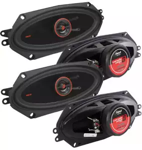 2 Pair Cerwin Vega H7410 640W 4" x 10" HED 2-Way Coaxial Car Stereo Speakers - Picture 1 of 9