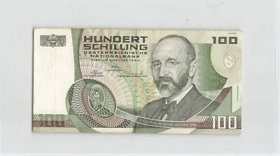 AUSTRIA 100 chelines 1984, P-150, preeuro, F J20865Y, circulados.    A8 Foto 1 de 2