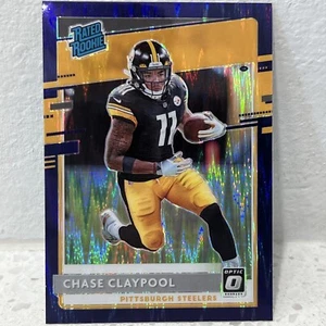 2020 Donruss Optic Chase Claypool RC Purple Shock Prizm Rated Rookie Card #177 - Picture 1 of 12
