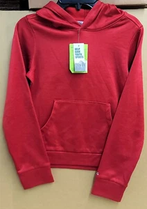 DSG Boy's Red Long Sleeve Tricot Hoodie Size S - Picture 1 of 2