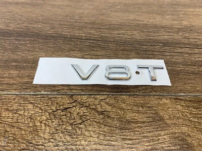 2013-2018 Audi S6 S7 S8 4.0L V8T Engine Front Fender Logo Left Or Right Side OEM - Image 1 of 4