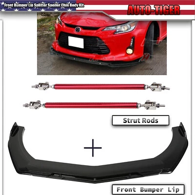 Kit de cuerpo de alerón divisor de labios parachoques delantero para Scion TC FR-S Foto 1 de 4