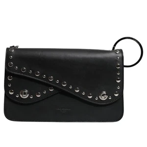 DOLCE & GABBANA Bag Black Small Leather Studded Shoulder Crossbody Borse 3010usd - Picture 1 of 16