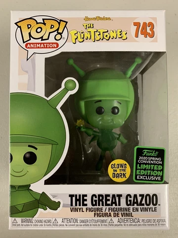 The Great Gazoo (GLOW) 743 ~ The Flintstones ~ Funko Pop Vinyl + Free Protector Cover