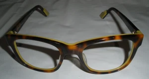 PRODESIGN Denmark Japan 4649 Tortoise Green Eyeglasses Frames 52-19-140 Used - Picture 1 of 12