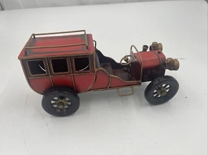 Metal Beautiful Vintage Style Decorative Car 9.5" x 4" and 5" tall - Picture 1 of 5