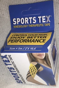 Cinta de kinesiología deportiva Tex 5 cm x 5 m beige de rollo único - Imagen 1 de 6