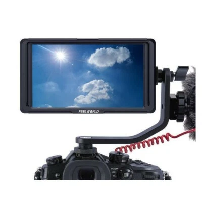 F5 5" Monitor DSLR Camera Monitor HD Video Assist 1920x1080 4K HDMI FEELWORLD - Image 1 of 4