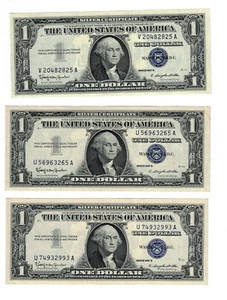** 1957 B $1 ONE DOLLAR SILVER CERTIFICATE GEM/PRICE FOR ONE SINGLE NOTE ** - Picture 1 of 2