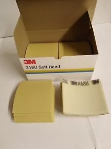 3M P800 216U Soft Hand Pads 60549 Box (50 sheets) 114 x 135mm Foam Backed - Picture 1 of 3