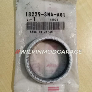 Genuine Exhaust Gasket Flexible 2002-2006 Acura RSX 18229-SNA-A01 Japan OEM - Picture 1 of 13