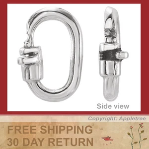 20 Solid Sterling Silver Magic Link Lock Jump Ring - Top Quality Lock Jumprings - Picture 1 of 12