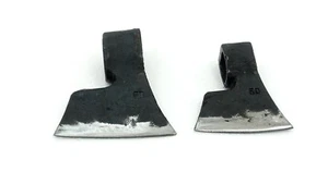 Lot of 2 axe 1.20 lbs - 0,6 lbs goosewing bearded broad german hatchet axe - Picture 1 of 7