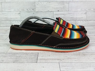 Women's Ariat Cruisers Loafers Shoes Leather Western Print 10021153 Size 11 - Image 1 of 4