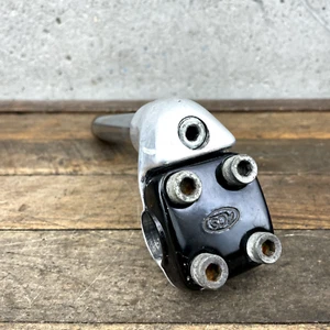 ACS BMX Stem HS-01 Neck Old School BMX Race Black OG 1980s 21.1 mm 4 Bolt - Picture 1 of 18