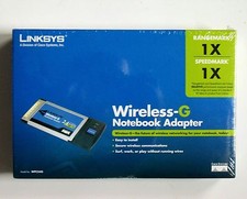 Linksys Wireless-G Notebook Adapter WPC54G Cisco New Sealed Box Wifi Certified