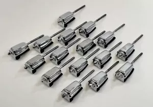 Mapex Bass Drum Chrome Hardware Drum Claws and Tension Rods (16pcs) - Picture 1 of 5