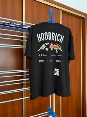 Camiseta Hoodrich Big Logo Negro Algodón Hype Drill Talla L Foto 1 de 4