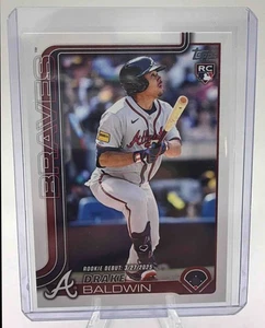 Actualización de béisbol Topps 2025 Drake Baldwin #US113 RC debut de novato Atlanta Braves - Imagen 1 de 2