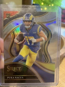 2023 Panini Select - Club Level Puka Nacua #224 Silver Prizm Die-Cut (RC) - Bild 1 von 2