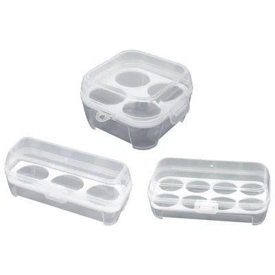 Clear View Eggs Storage Shockproof Container Camping Gear Travel Accessory - Image 1 of 4
