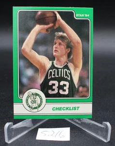 1984 Star - Larry Bird Checklist #1 - Picture 1 of 2