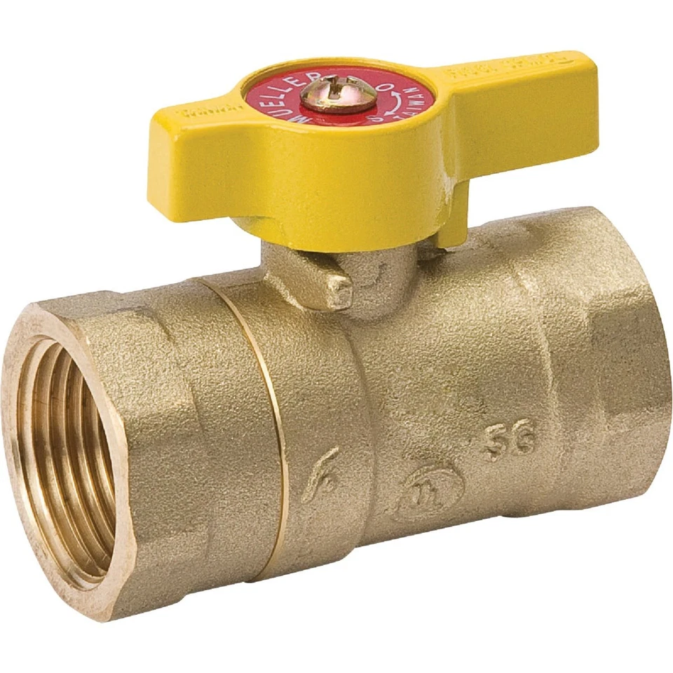 3/4 In. FIP x 3/4 In. FIP Brass Quarter Turn 2-Piece Body Gas Valve  Series - Image 1 of 1