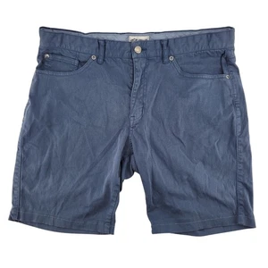 Peter Millar Chino Shorts Herren 35 blau vorne flach Freizeit Stretch Baumwolle - Bild 1 von 6