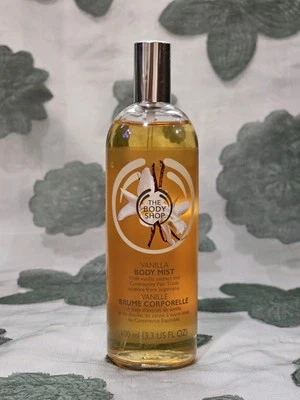 The Body Shop ~ Perfume VAINILLA Body Mist 3,3 OZ Spray... RARO ~ DESCONTINUADO  Foto 1 de 4