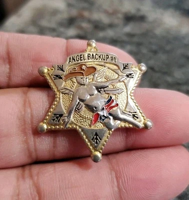 Angel Backup #1 Law Enforcement Police Sheriff Trooper SWAT Highway Patrol Pin - Image 1 of 4