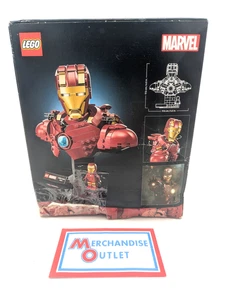 LEGO MARVEL The Infinity Saga IRON MAN MK4 BUST Building Set (76327) 436 Pieces - Picture 1 of 4