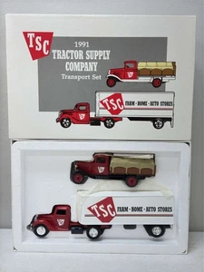 Ertl 1991 Transport Set (2) Banks W/Key Tractor Supply Company TSC Die Cast 1:43 - Picture 1 of 2