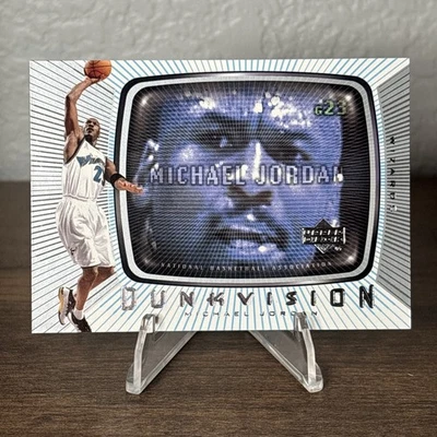 Michael Jordan Dunk Vision Insert 2002 Upper Deck #DV1 Wizards Foto 1 de 2