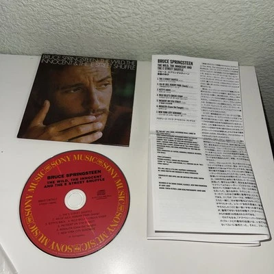 BRUCE SPRINGSTEEN THE WILD THE INNOCENT CD 1973 Sony JAPANESE Import NO BARCODE - Image 1 of 4
