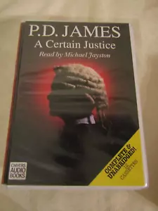 Audio Book 12 Cassette Unabridged P D James A Certain Justice - Picture 1 of 1