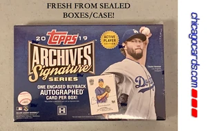 2019 Topps Archives Signature Active Player Edition Hobby BOX 1 AUTO Ohtani ?!?! - Picture 1 of 13