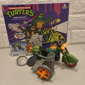 Playmates Teenage Mutant Ninja Hero Turtles TMNT TMHT Turtlecycle Boxed Vintage