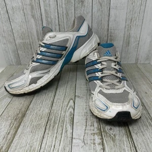 Adidas Kooger Laufschuhe Damen Größe 9 weiß blau Sportschuhe G18703 - Bild 1 von 13