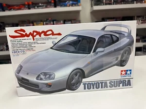 Brand NEW 1/24 TAMIYA Toyota Supra Plastic Toy Sports Car Model Kit No. 123 - Picture 1 of 1