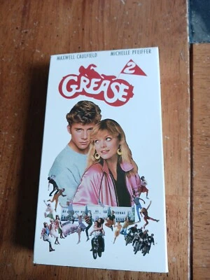 Grease 2 (VHS 1982) Michelle Pfeiffer,Luft,Zmed,Caulfield,Musical, EX TESTED - Image 1 of 4