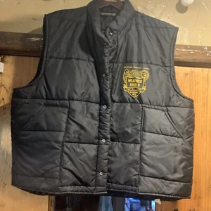 Vintage Men's Bomber Vest King Louie Pro Fit Sz 2XL USA Wisconsin Weather Shield - Picture 1 of 6