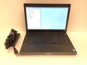 Dell Precision M4800 i7-4910MQ 2.90Ghz 15.6" Laptop w/16GB RAM & Ac Adapter - Picture 1 of 14