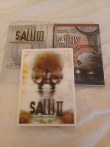 SAW 11 Special Edition Plus SAW 111 and SAW 1V ....DVD LOT - Picture 1 of 4