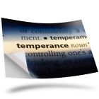 1x Vinyl Sticker Temperance Meaning Dictionary Sober #53476